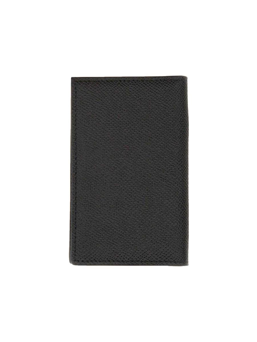 DOLCE & GABBANA PORTACARTE BIFOLD "DAUPHINE" IN PELLE