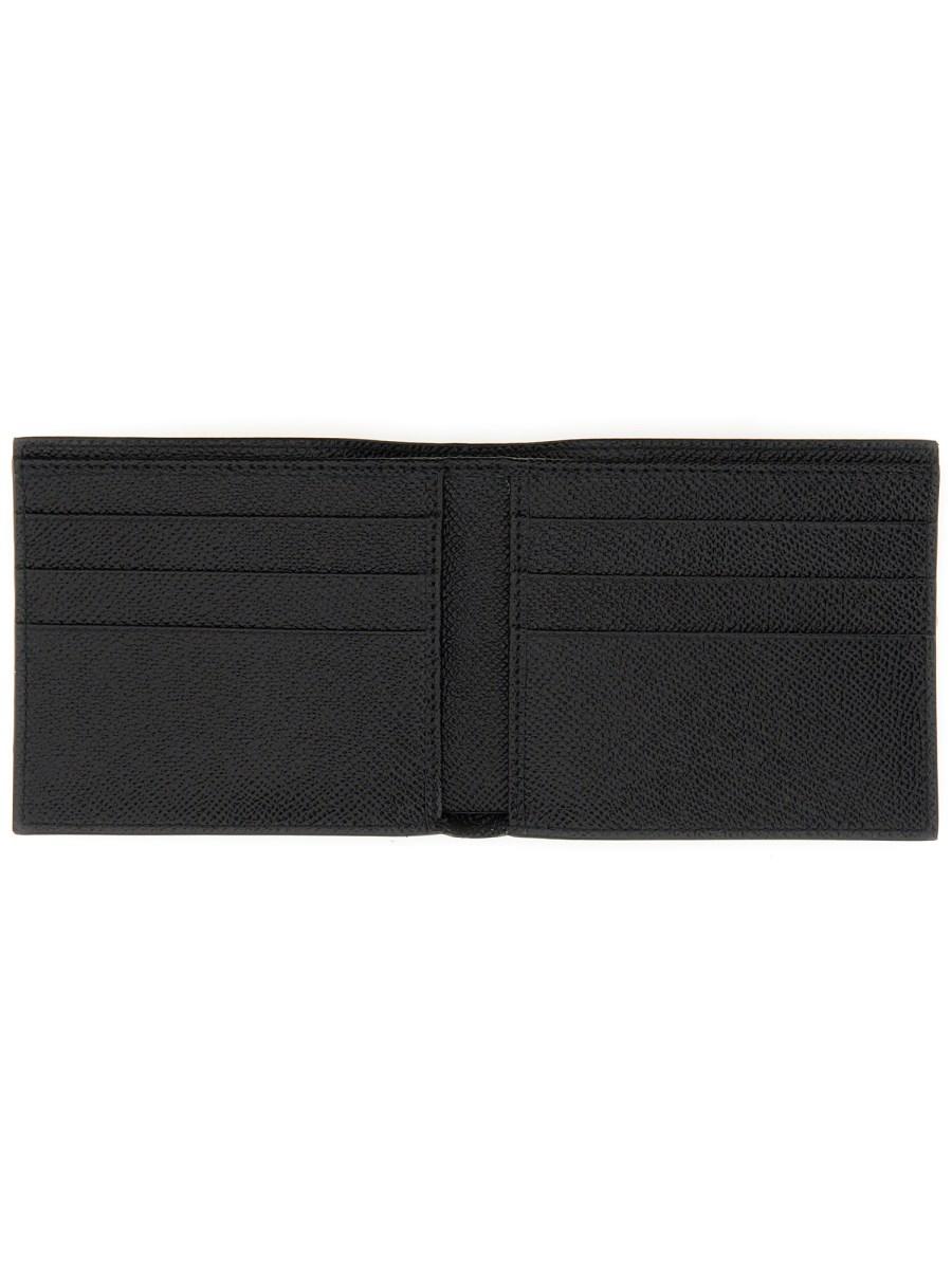 DOLCE & GABBANA PORTAFOGLIO BIFOLD IN PELLE DAUPHINE