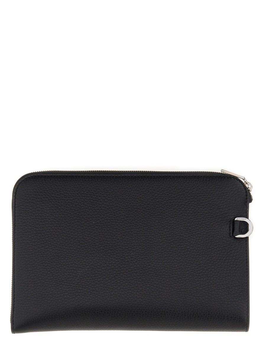 DOLCE & GABBANA POUCH MEDIUM IN PELLE