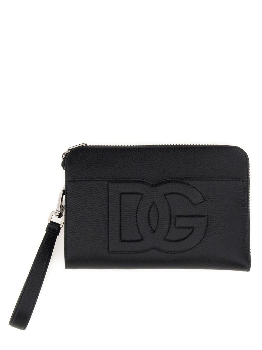 DOLCE & GABBANA POUCH MEDIUM IN PELLE