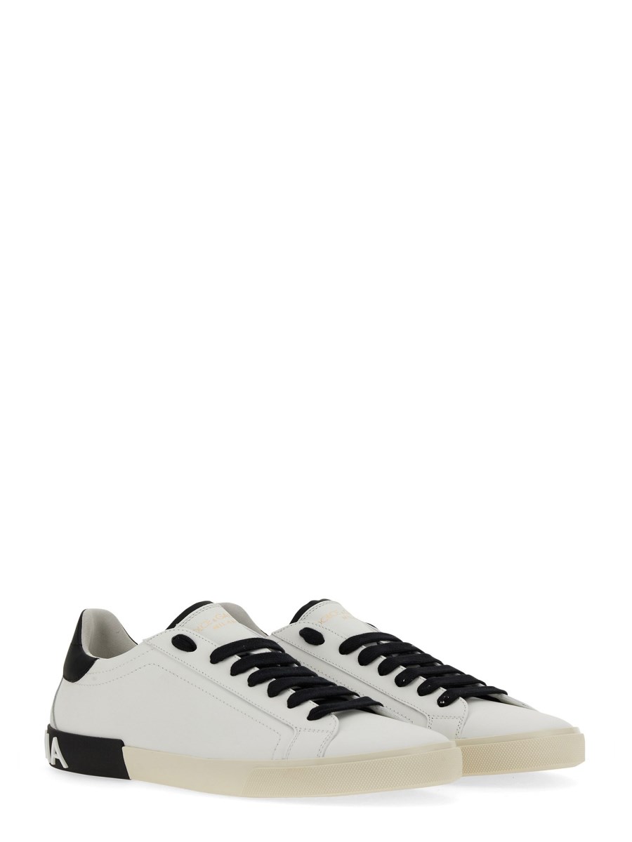 DOLCE & GABBANA SNEAKER IN PELLE