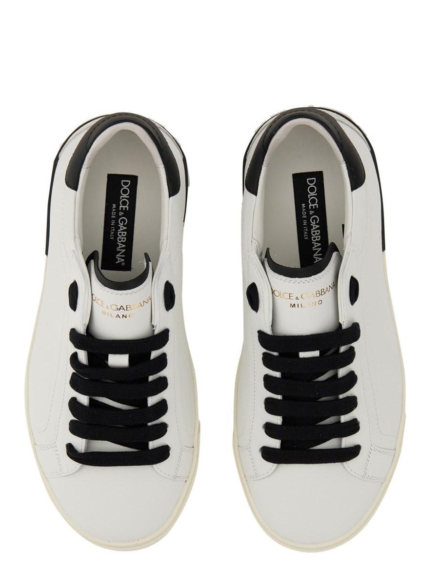 DOLCE & GABBANA SNEAKER IN PELLE