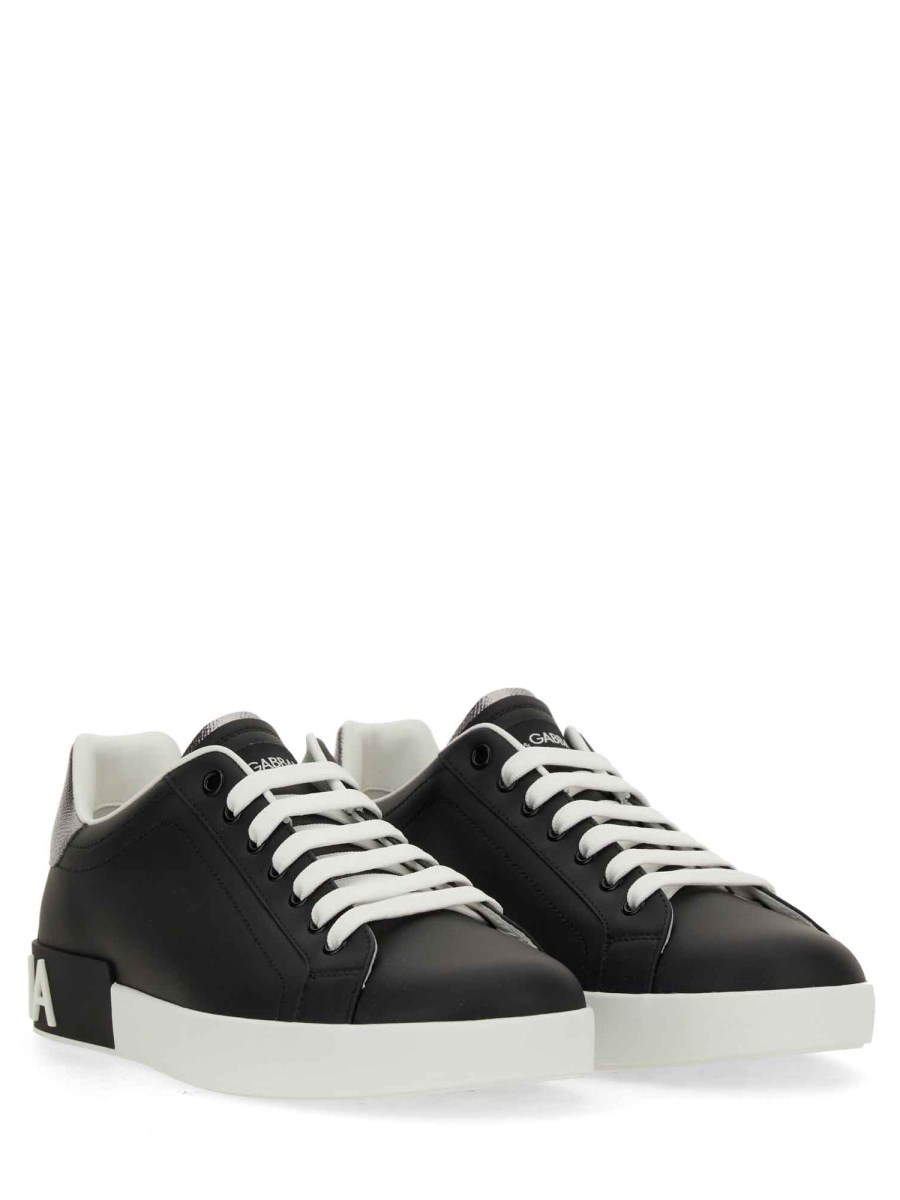 DOLCE & GABBANA SNEAKER PORTOFINO IN PELLE
