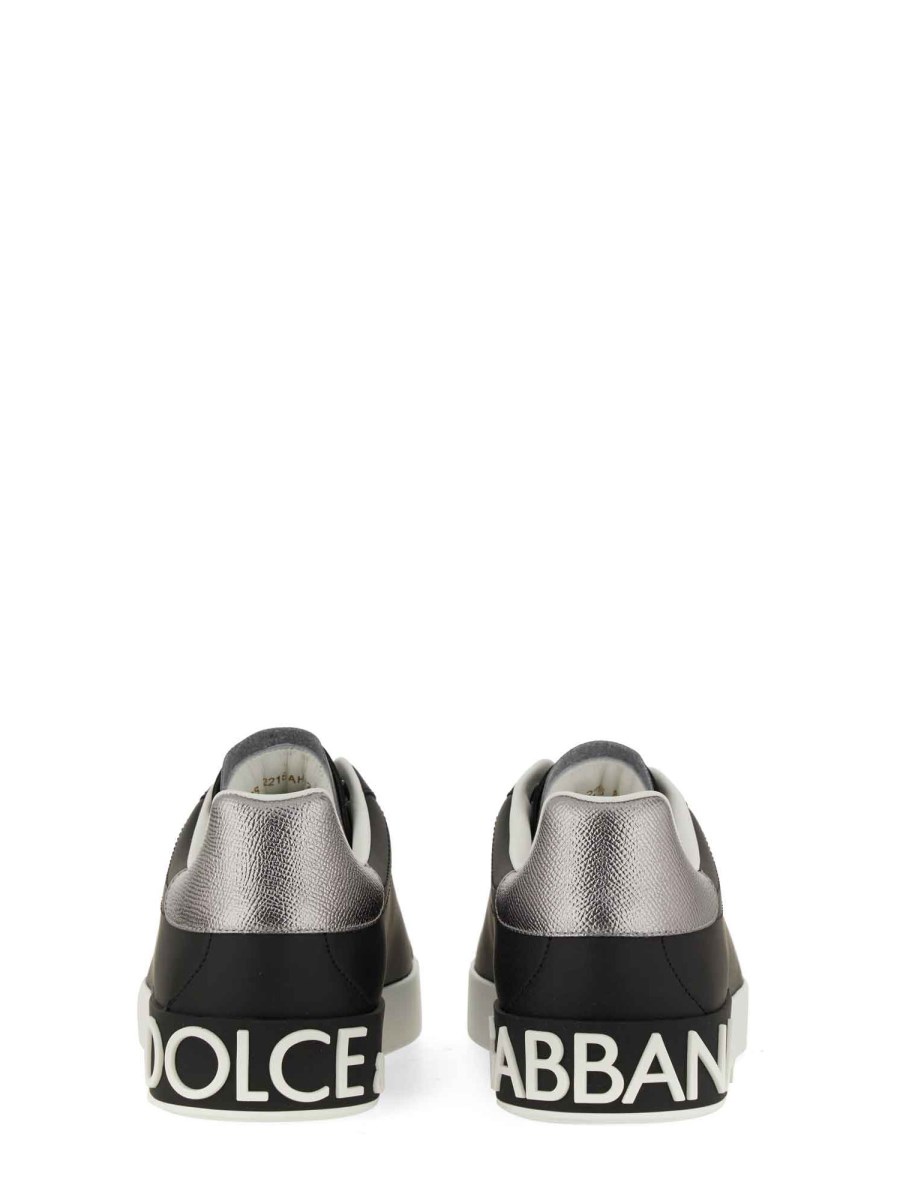 DOLCE & GABBANA SNEAKER PORTOFINO IN PELLE