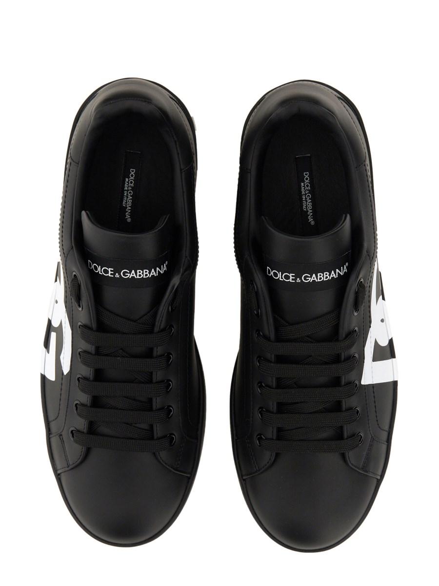 DOLCE & GABBANA SNEAKER PORTOFINO IN PELLE