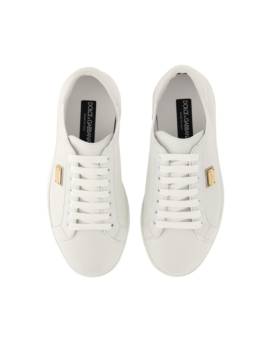 DOLCE & GABBANA SNEAKER SAINT TROPEZ IN PELLE