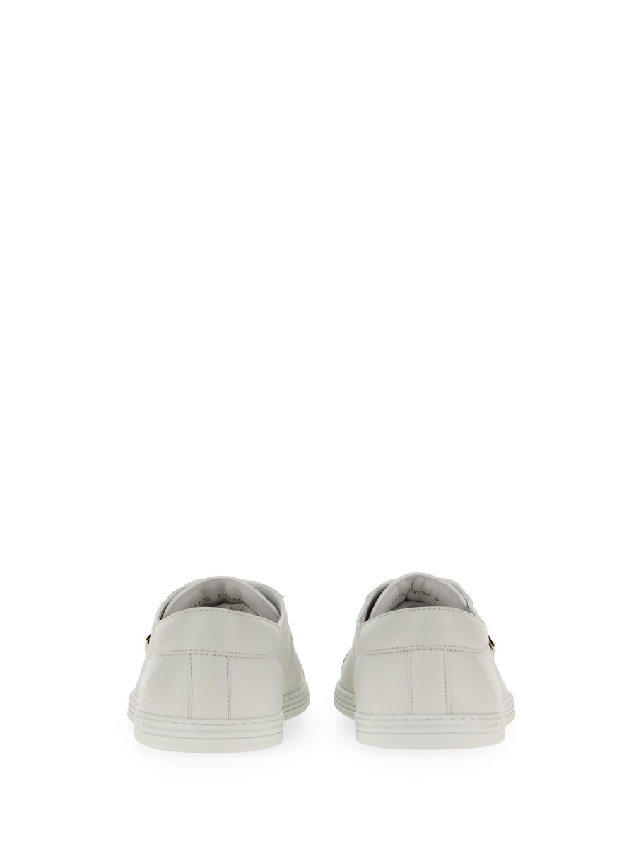 DOLCE & GABBANA SNEAKER SAINT TROPEZ IN PELLE