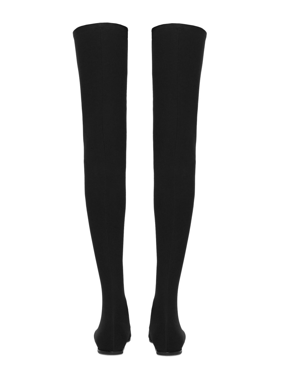 DOLCE & GABBANA STIVALE CUISSARD IN JERSEY STRETCH