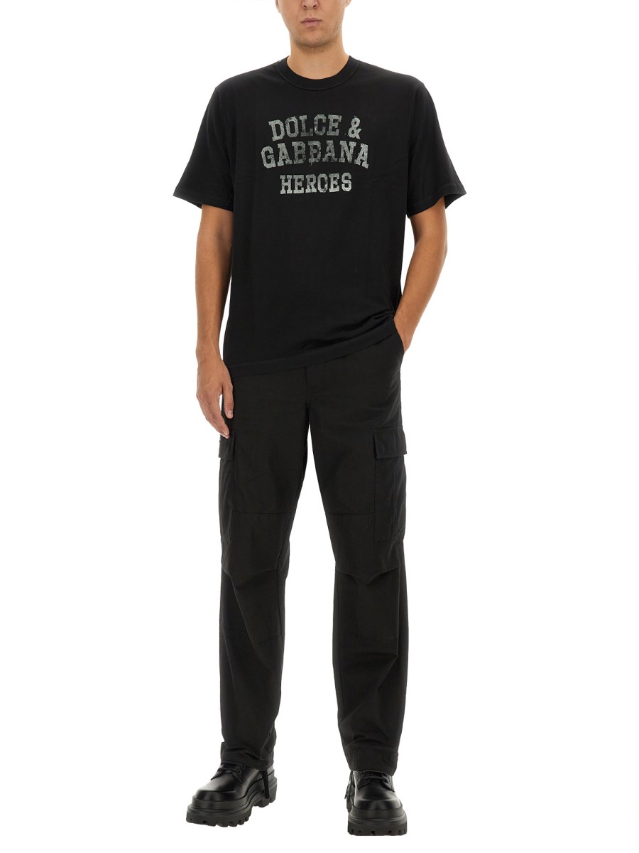 DOLCE & GABBANA T-SHIRT CON LOGO