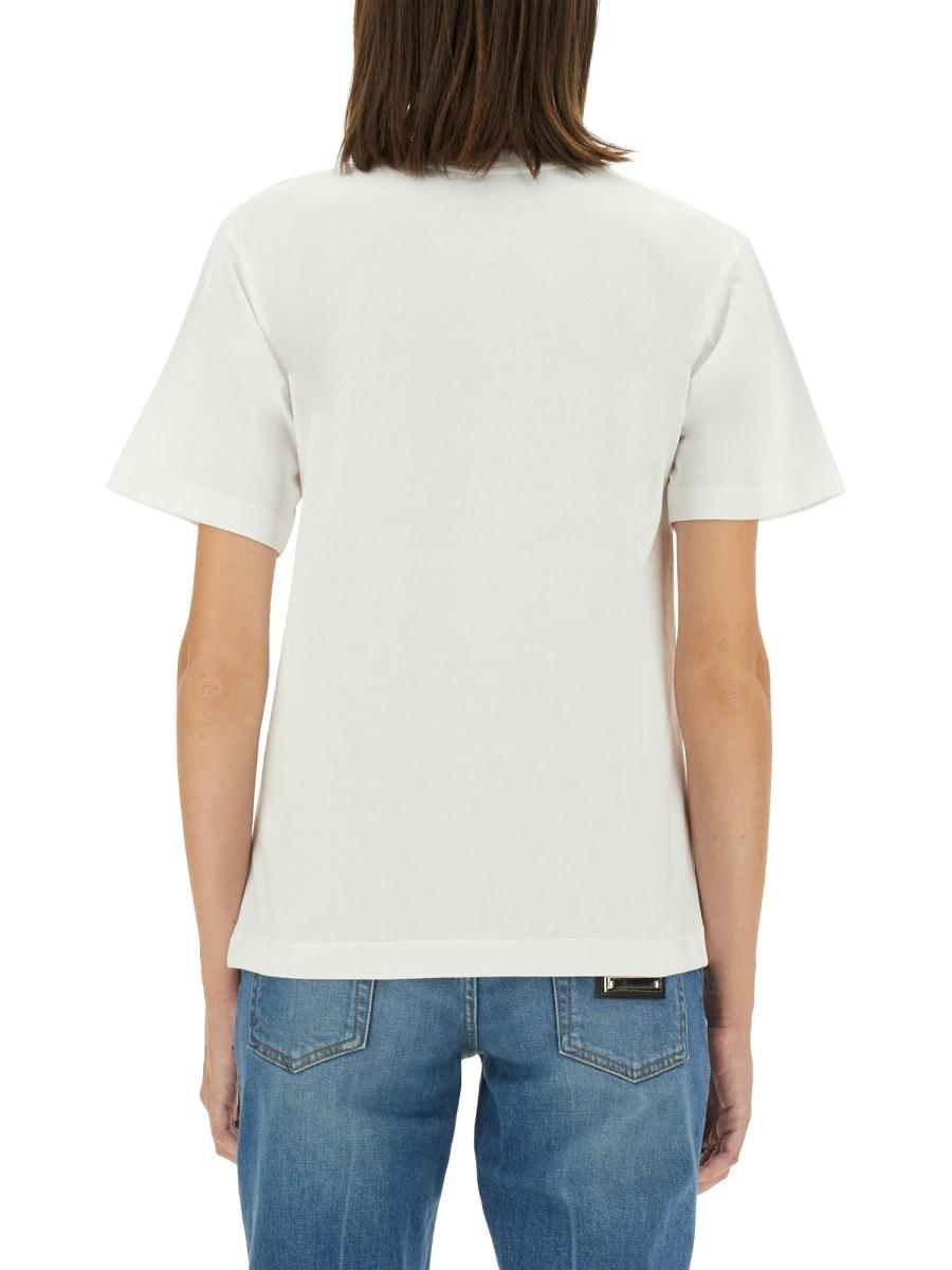 DOLCE & GABBANA T-SHIRT IN JERSEY CON LOGO LETTERING