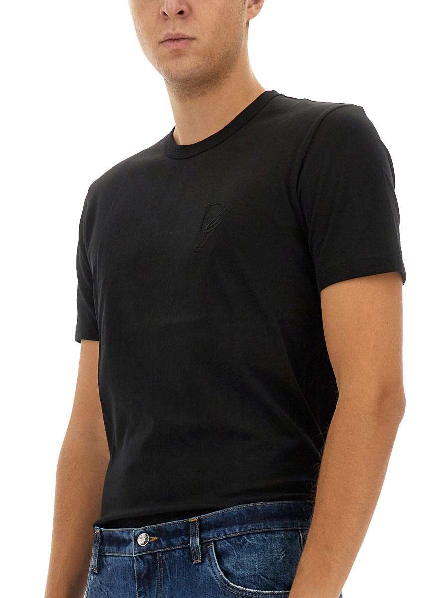 DOLCE & GABBANA T-SHIRT IN JERSEY IN COTONE