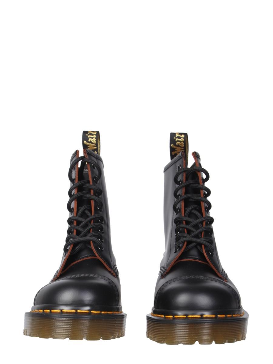 Dr MARTENS STIVALE 1460 IN PELLE CON PUNTALE BEX