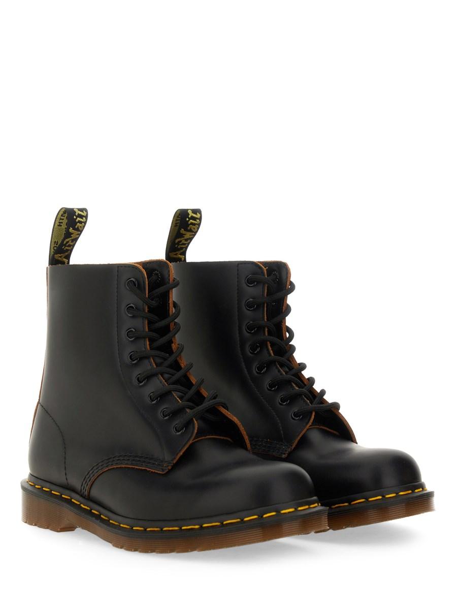 Dr MARTENS STIVALE 1460 VINTAGE IN PELLE