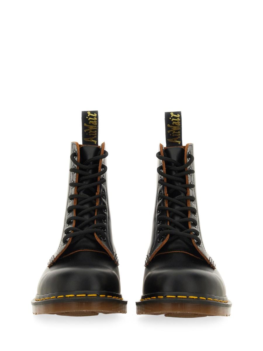 Dr MARTENS STIVALE 1460 VINTAGE IN PELLE
