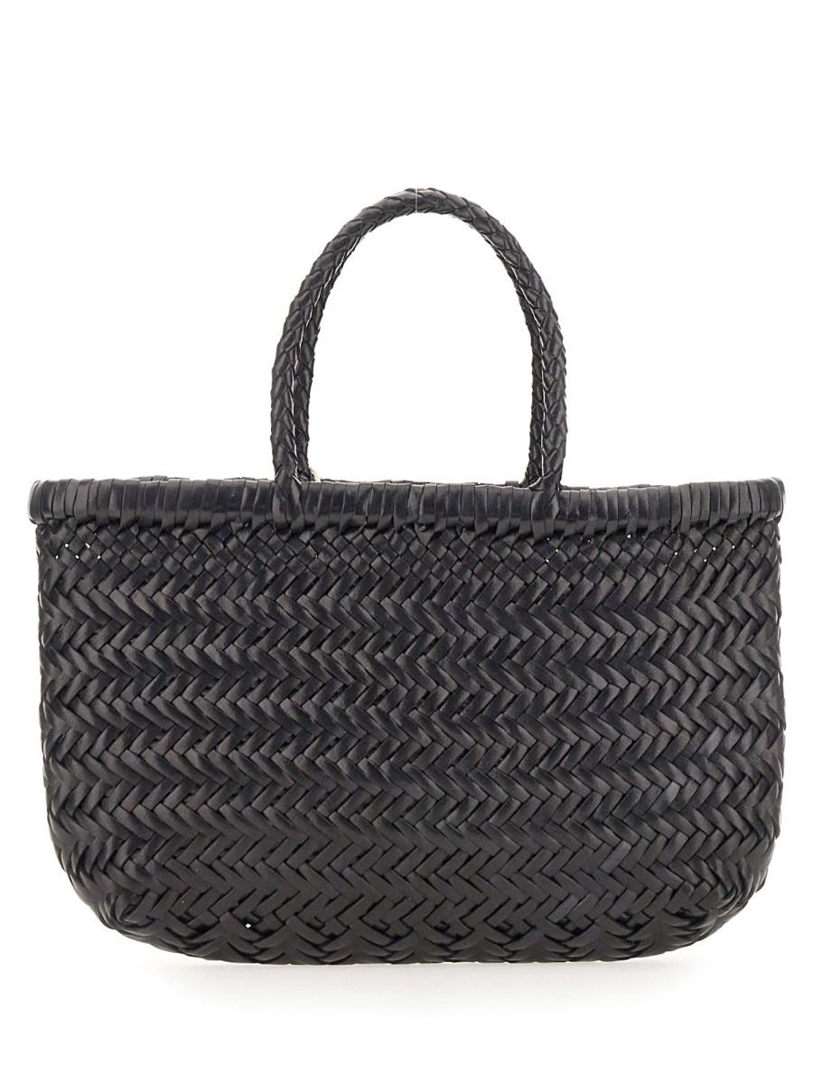 DRAGON DIFFUSION BORSA FLAT GORA MINI IN PELLE