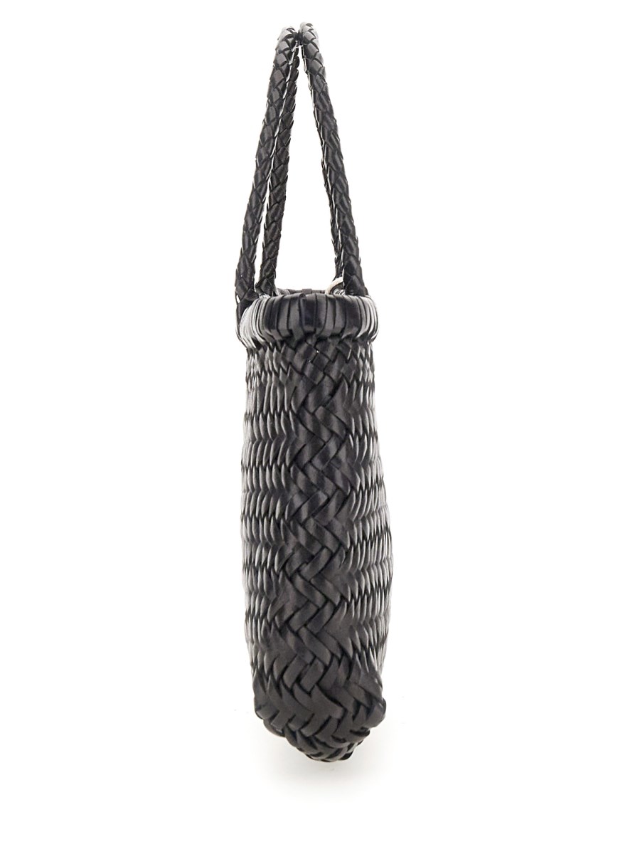 DRAGON DIFFUSION BORSA FLAT GORA MINI IN PELLE