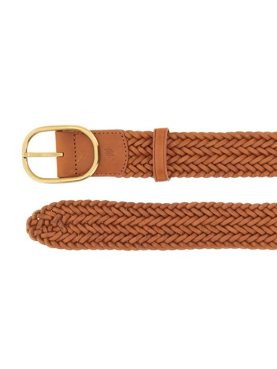 DRAGON DIFFUSION CINTURA IN PELLE CON FIBBIA OVALE