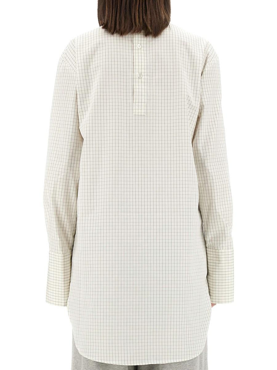 DRIES VAN NOTEN CAMICIA A QUADRI IN COTONE