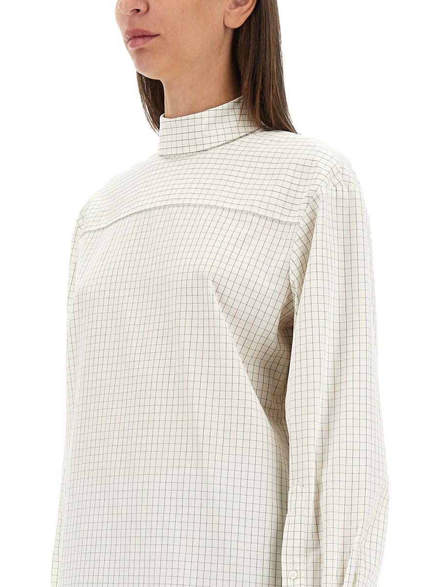 DRIES VAN NOTEN CAMICIA A QUADRI IN COTONE