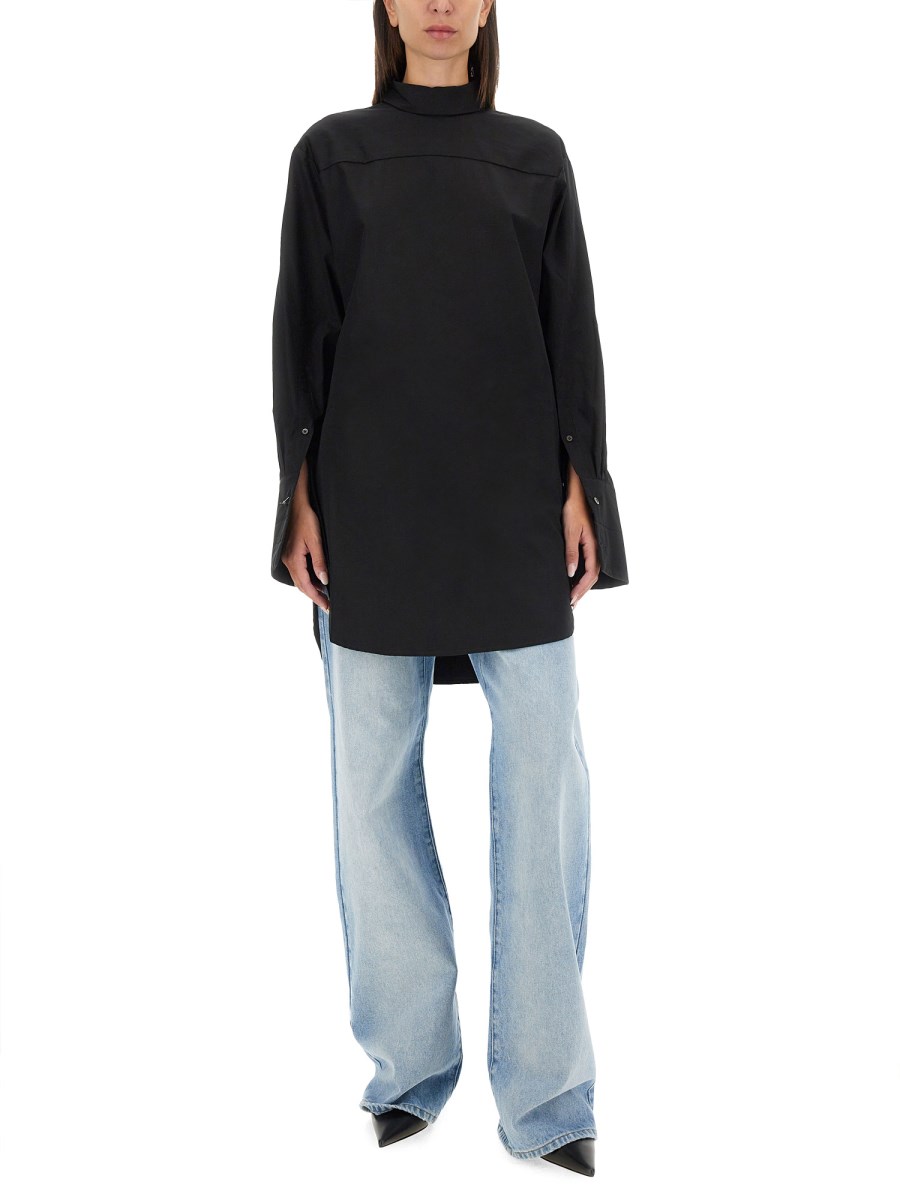 DRIES VAN NOTEN CAMICIA A QUADRI IN COTONE