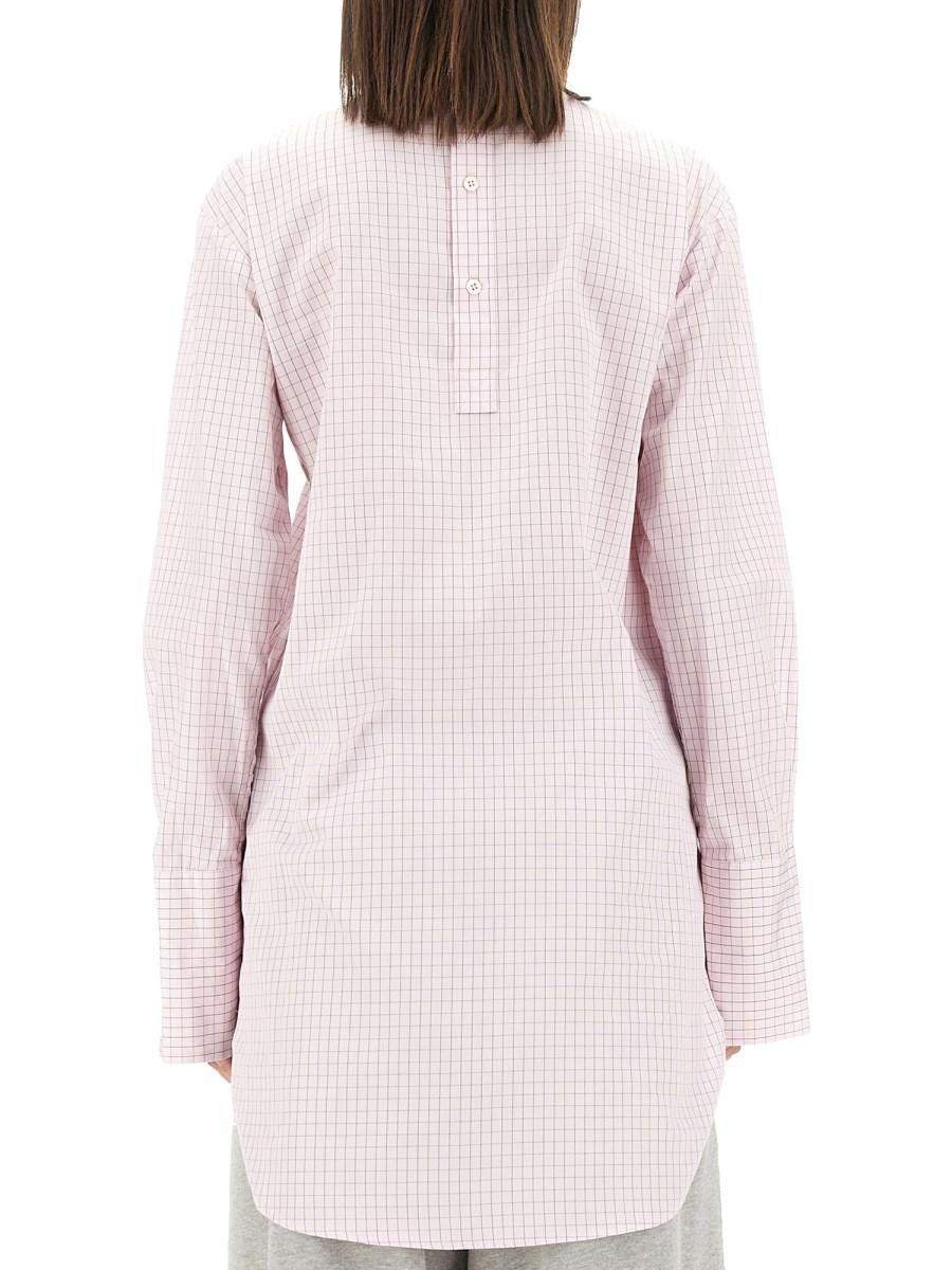 DRIES VAN NOTEN CAMICIA A QUADRI IN COTONE