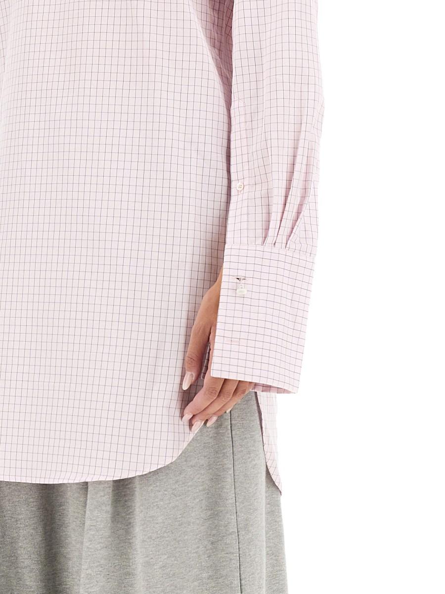 DRIES VAN NOTEN CAMICIA A QUADRI IN COTONE