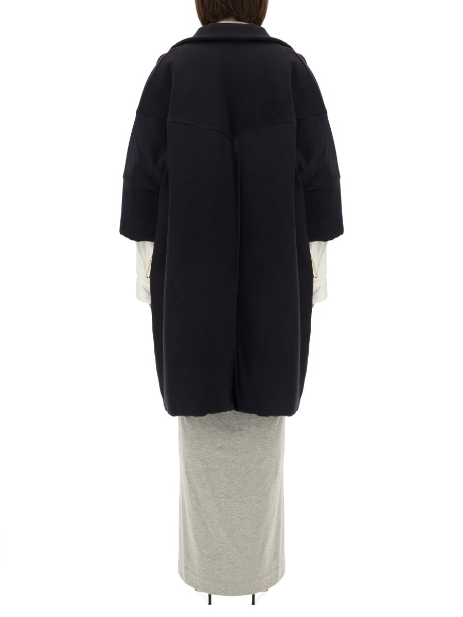 DRIES VAN NOTEN CAPPOTTO COCOON IN LANA