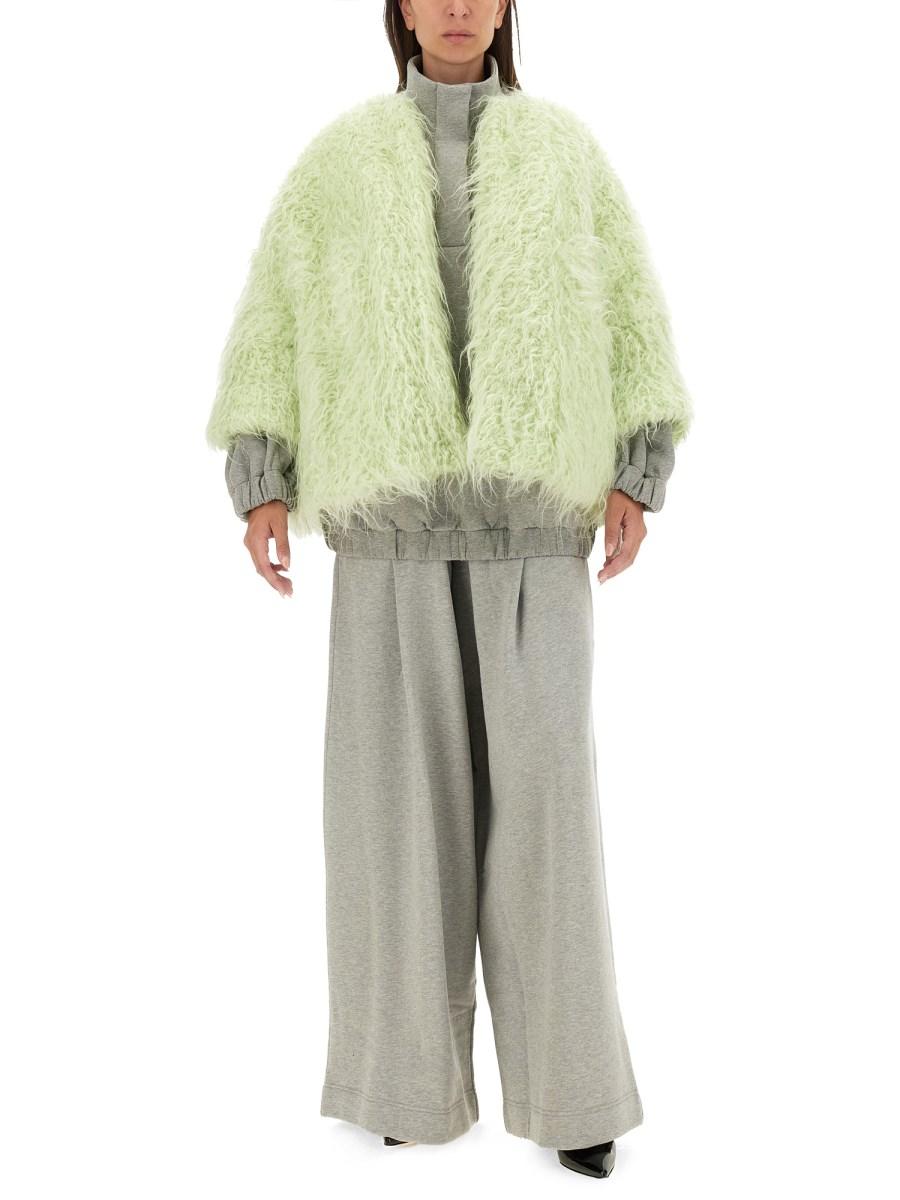 DRIES VAN NOTEN GIACCA IN SHEARLING SINTETICO
