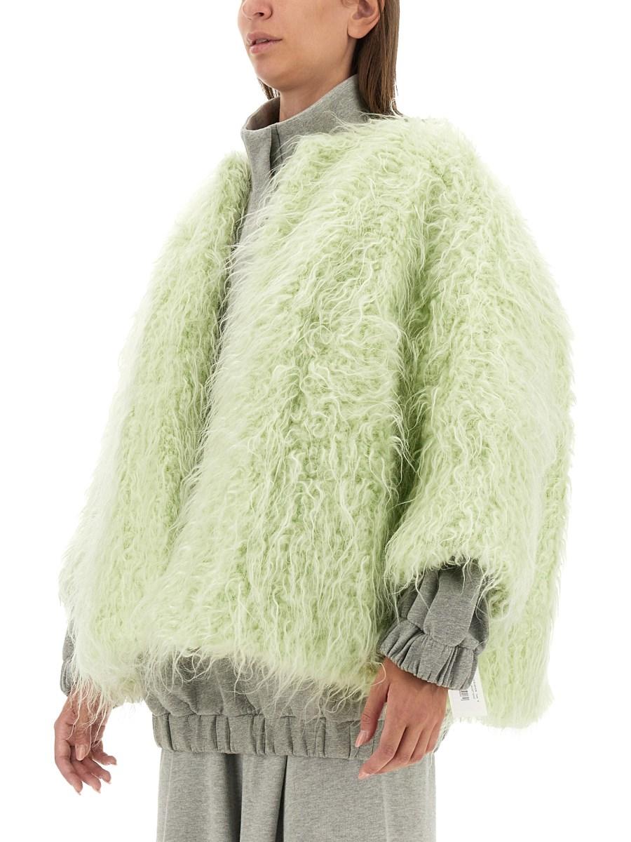 DRIES VAN NOTEN GIACCA IN SHEARLING SINTETICO