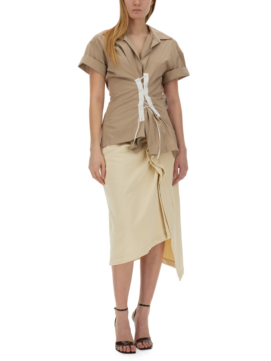 DRIES VAN NOTEN GONNA ASIMMETRICA
