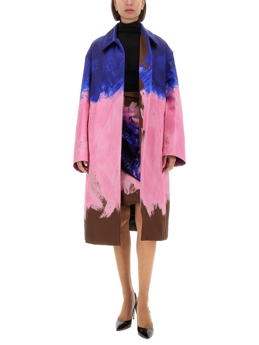 DRIES VAN NOTEN GONNA CON STAMPA