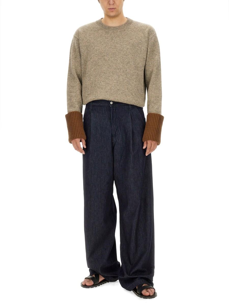 DRIES VAN NOTEN MAGLIA IN LANA VERGINE