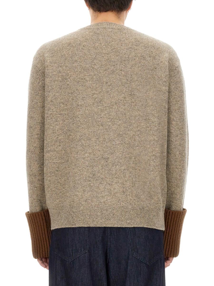DRIES VAN NOTEN MAGLIA IN LANA VERGINE