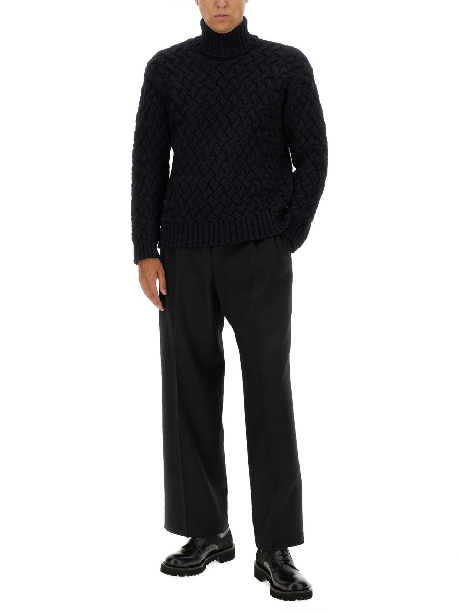 DRIES VAN NOTEN MAGLIA MONALDO IN LANA