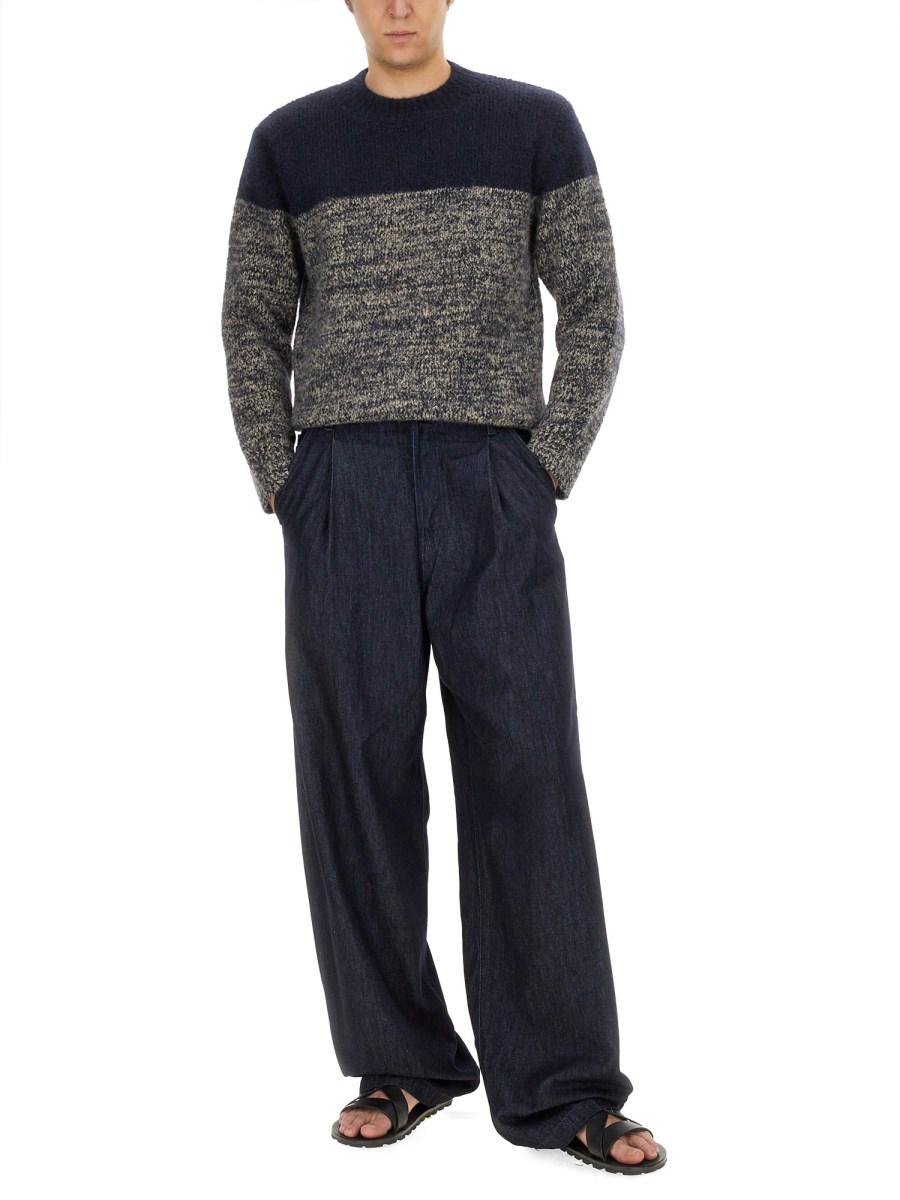DRIES VAN NOTEN PANTALONE IN DENIM