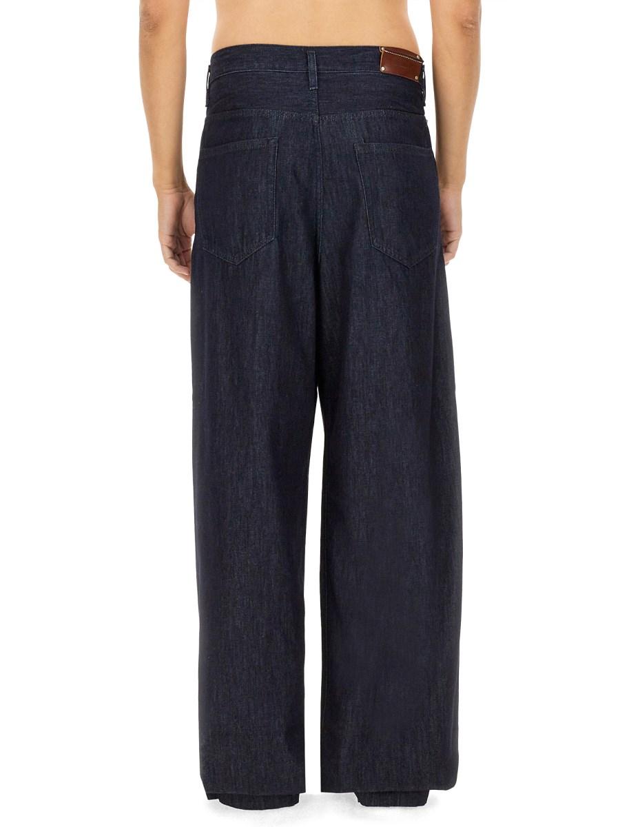 DRIES VAN NOTEN PANTALONE IN DENIM