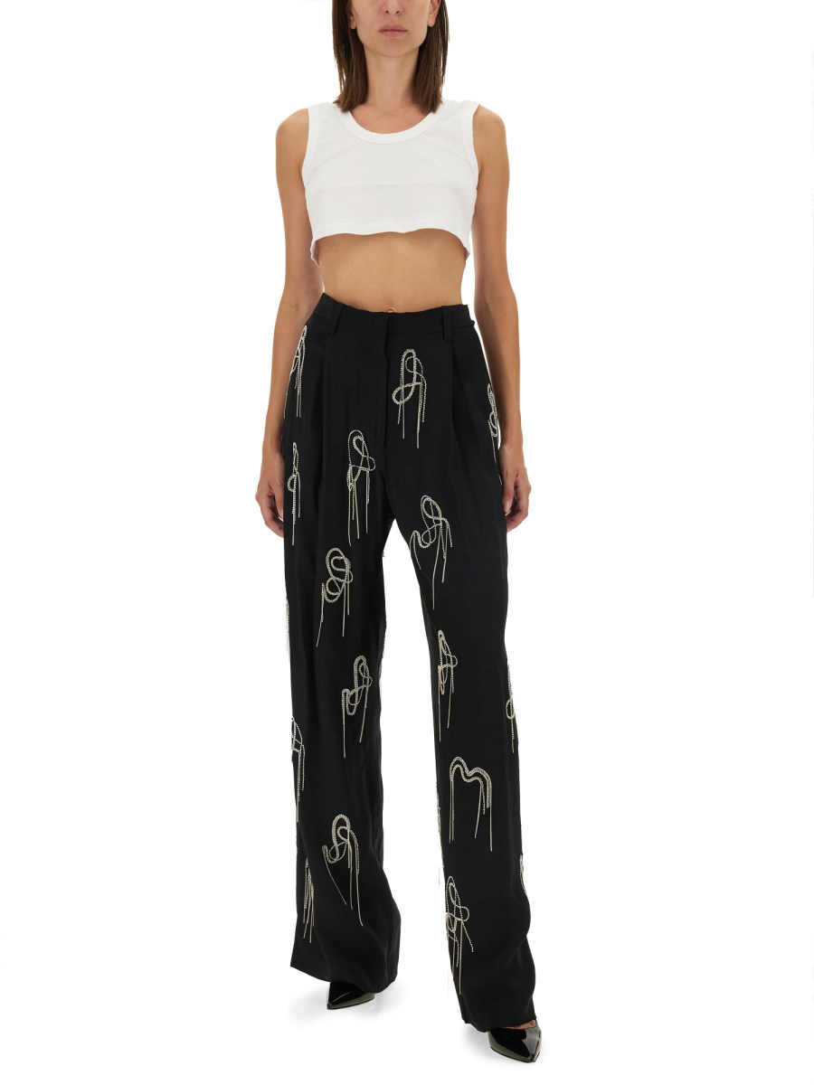 DRIES VAN NOTEN PANTALONE WIDE LEG