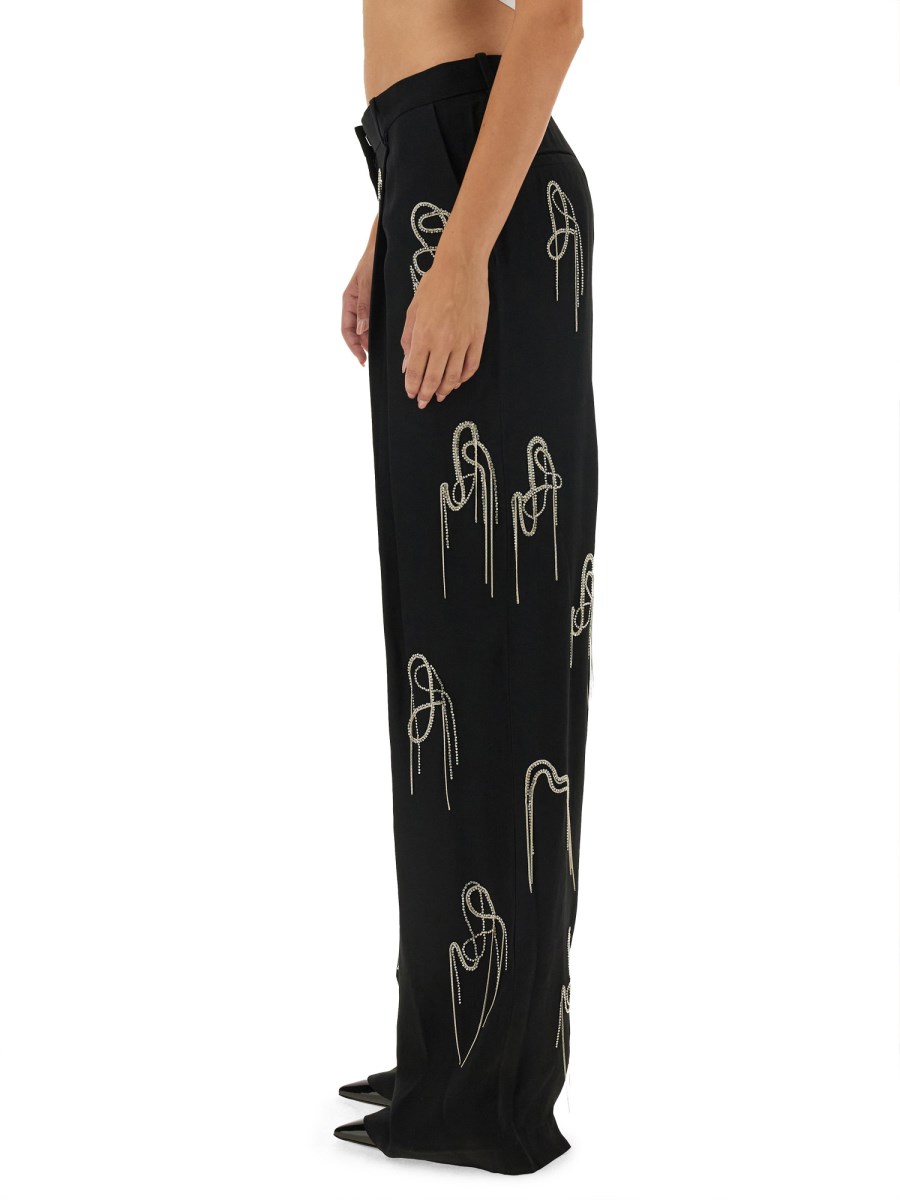 DRIES VAN NOTEN PANTALONE WIDE LEG