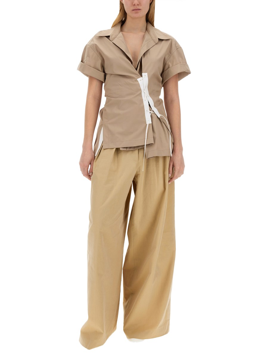 DRIES VAN NOTEN PANTALONE WIDE LEG