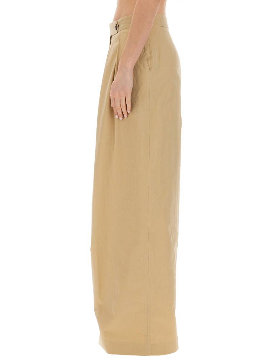 DRIES VAN NOTEN PANTALONE WIDE LEG