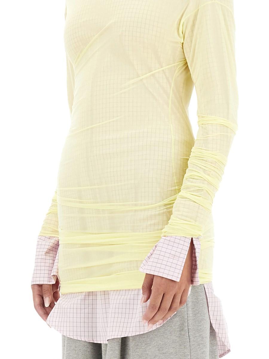 DRIES VAN NOTEN TOP IN TULLE