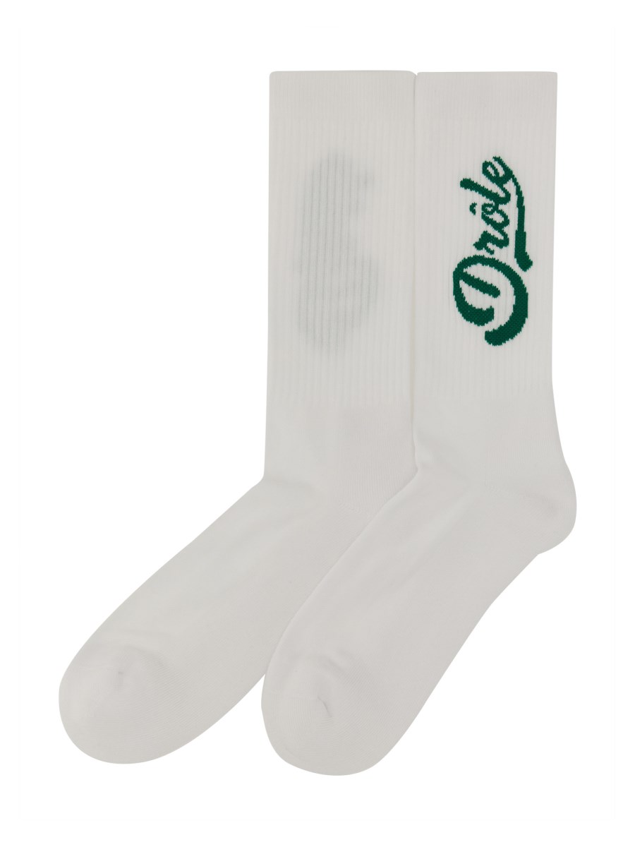 DRÔLE DE MONSIEUR CALZINO IN COTONE CON LOGO