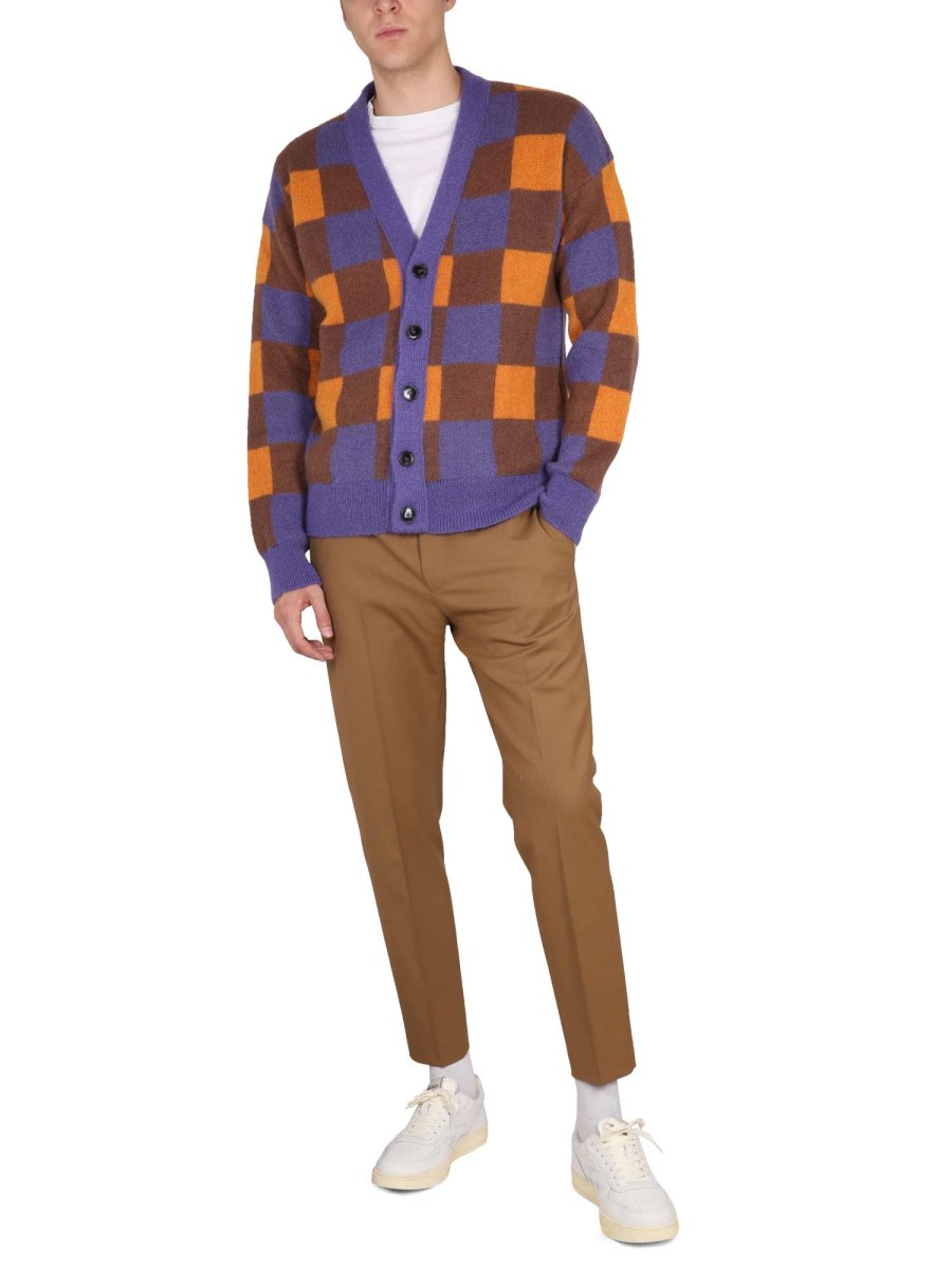 DRÔLE DE MONSIEUR CARDIGAN CON MOTIVO CHECK