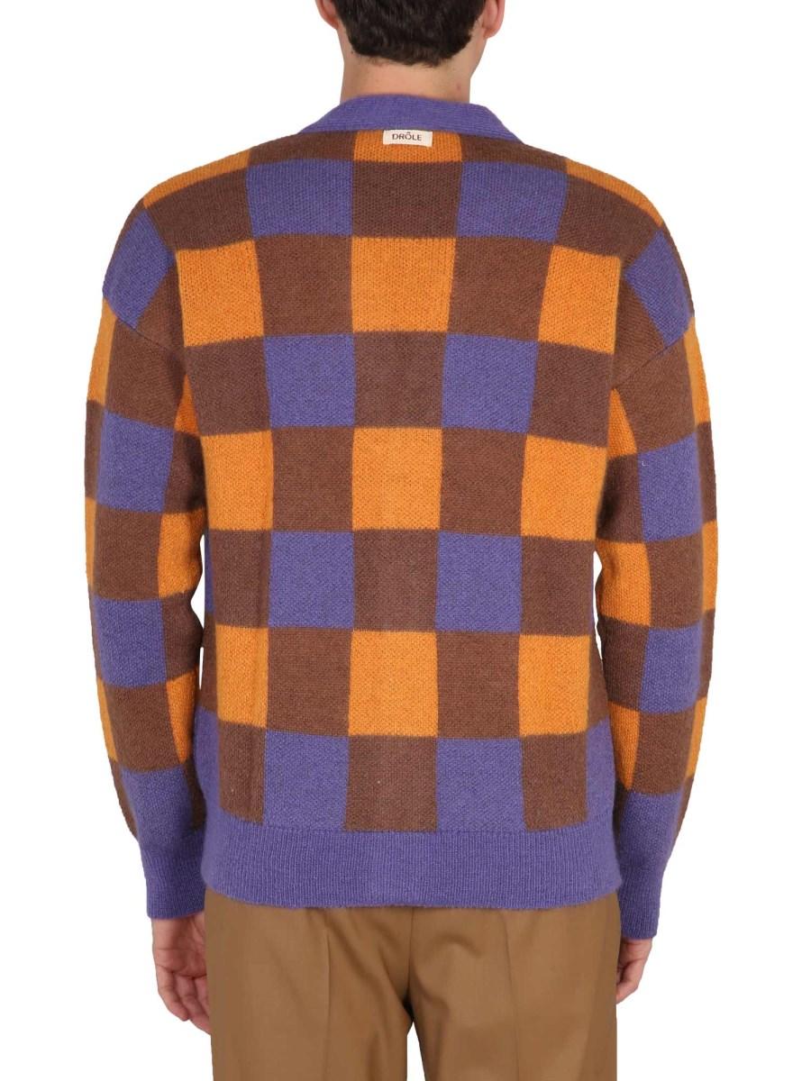 DRÔLE DE MONSIEUR CARDIGAN CON MOTIVO CHECK