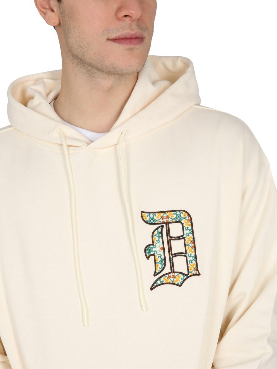 DRÔLE DE MONSIEUR FELPA CON CAPPUCCIO E LOGO