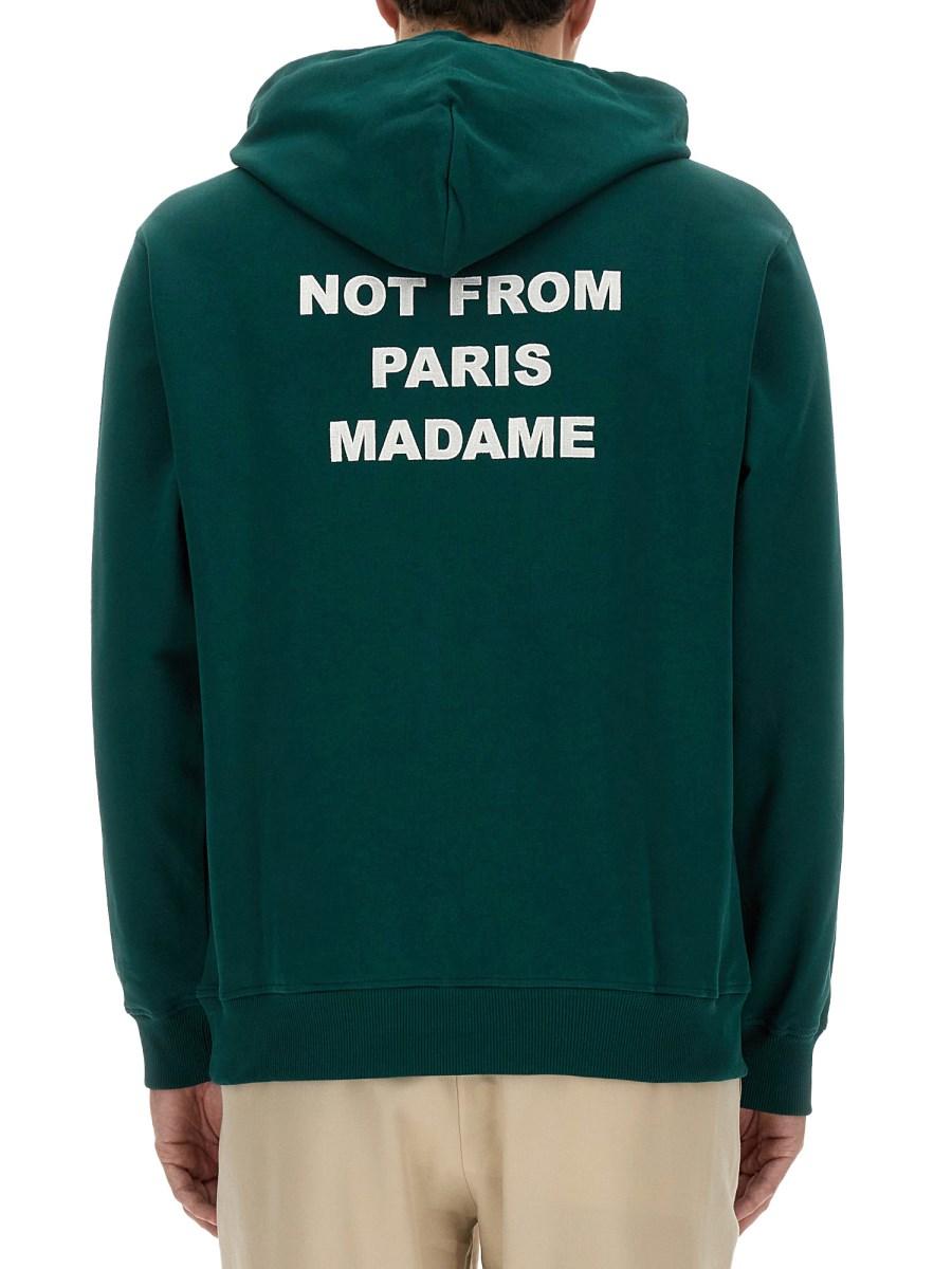 DRÔLE DE MONSIEUR FELPA "SLOGAN" IN COTONE