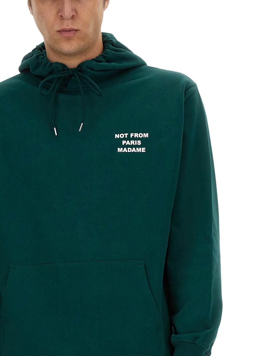 DRÔLE DE MONSIEUR FELPA "SLOGAN" IN COTONE