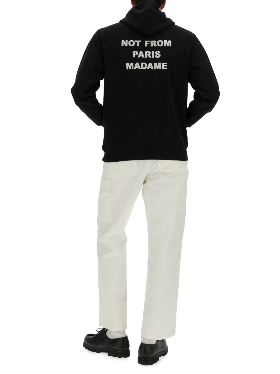 DRÔLE DE MONSIEUR FELPA "SLOGAN" IN COTONE