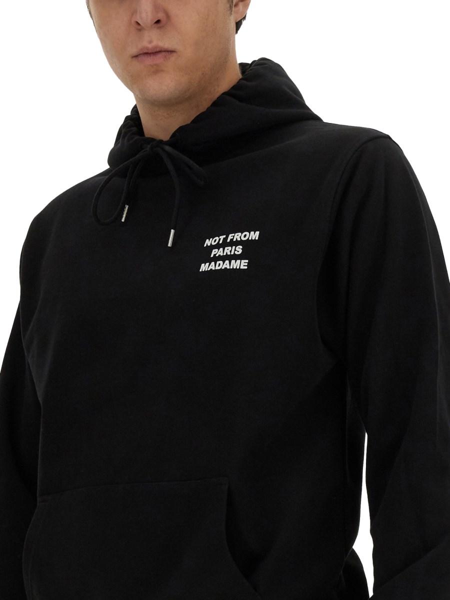 DRÔLE DE MONSIEUR FELPA "SLOGAN" IN COTONE