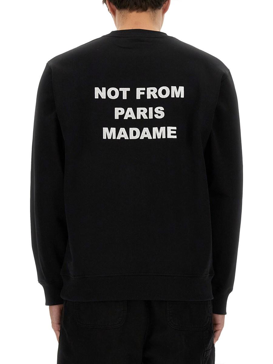 DRÔLE DE MONSIEUR FELPA SLOGAN IN COTONE